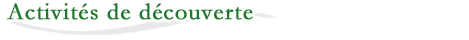 Ti Activitesdecouv