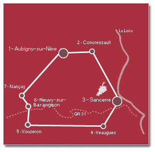 Carte Pays Sologne
